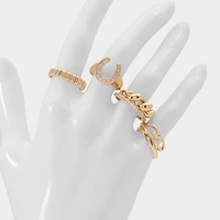 Luckyrings Gold/Clear Multi Women's Rings | ALDO Canada