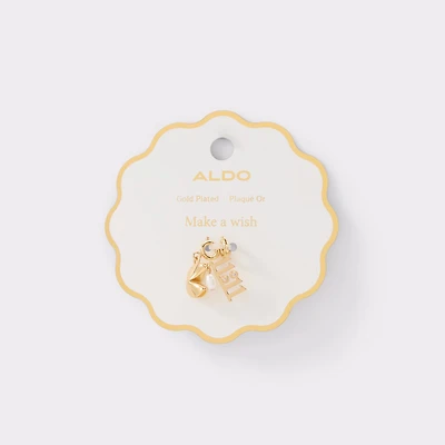 Makeawishh Gold/Clear Multi Women's Jewelry Charms | ALDO Canada