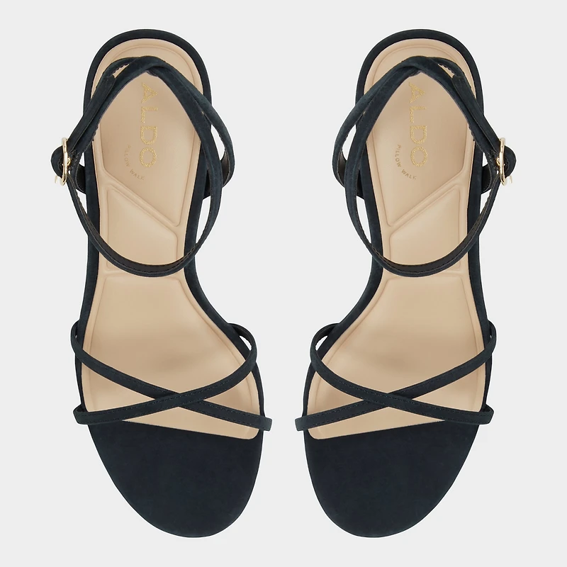 Marbela Noir Femmes Talons à lanières | ALDO Canada