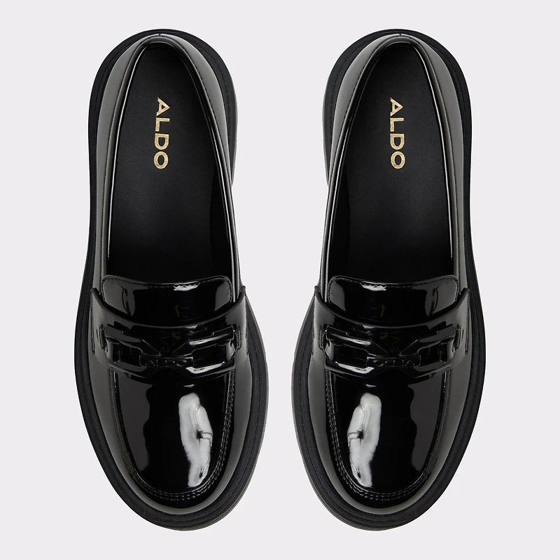 Mazey Black Synthetic Patent Women's Loafers & Oxfords | ALDO Canada