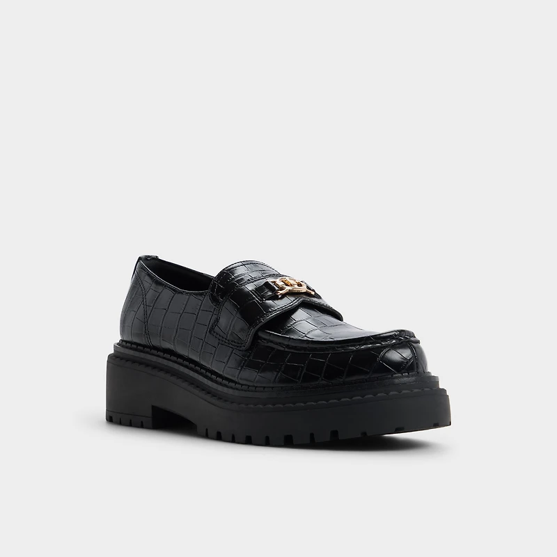 Miravelle Black Women's Loafers & Oxfords | ALDO Canada