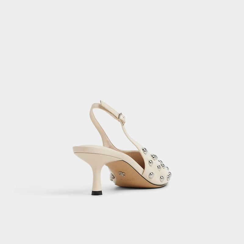 Naiarah Cream Women's Kitten heels | ALDO Canada