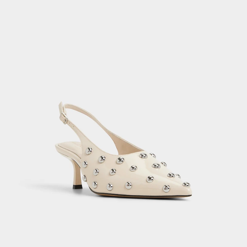 Naiarah Cream Women's Kitten heels | ALDO Canada