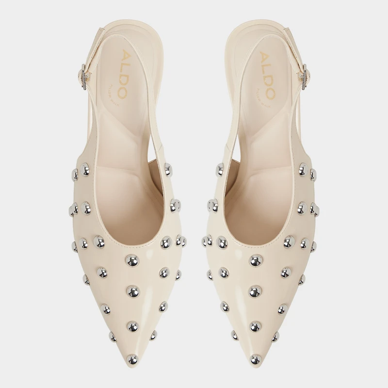 Naiarah Cream Women's Kitten heels | ALDO Canada