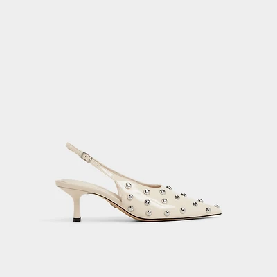 Naiarah Cream Women's Kitten heels | ALDO Canada