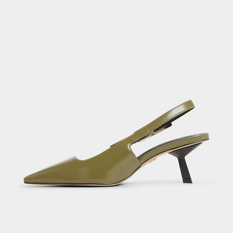 Nealie Khaki Women's Kitten heels | ALDO Canada
