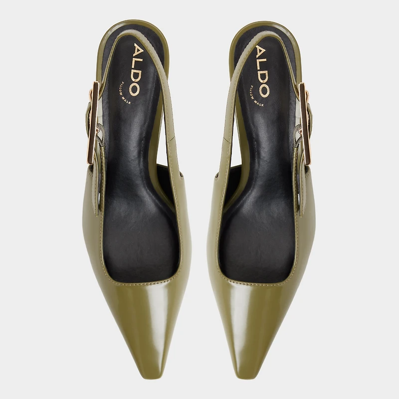 Nealie Khaki Women's Kitten heels | ALDO Canada