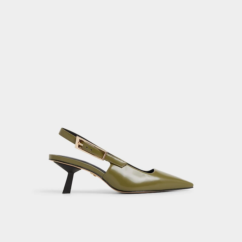 Nealie Khaki Women's Kitten heels | ALDO Canada