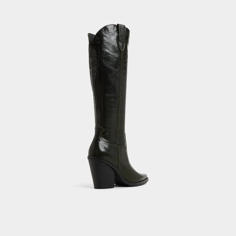 Nevada Dark Green Women's Tall Boots | ALDO Canada