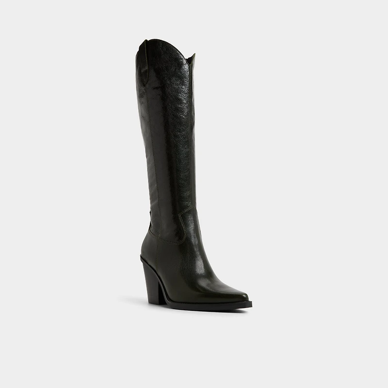 Nevada Dark Green Women's Tall Boots | ALDO Canada
