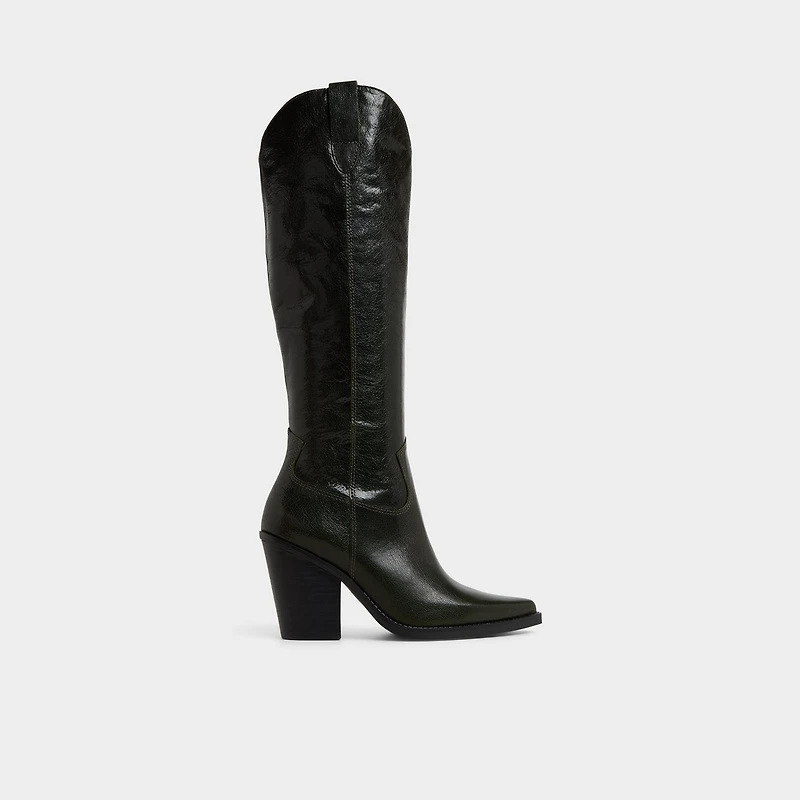 Nevada Dark Green Women's Tall Boots | ALDO Canada