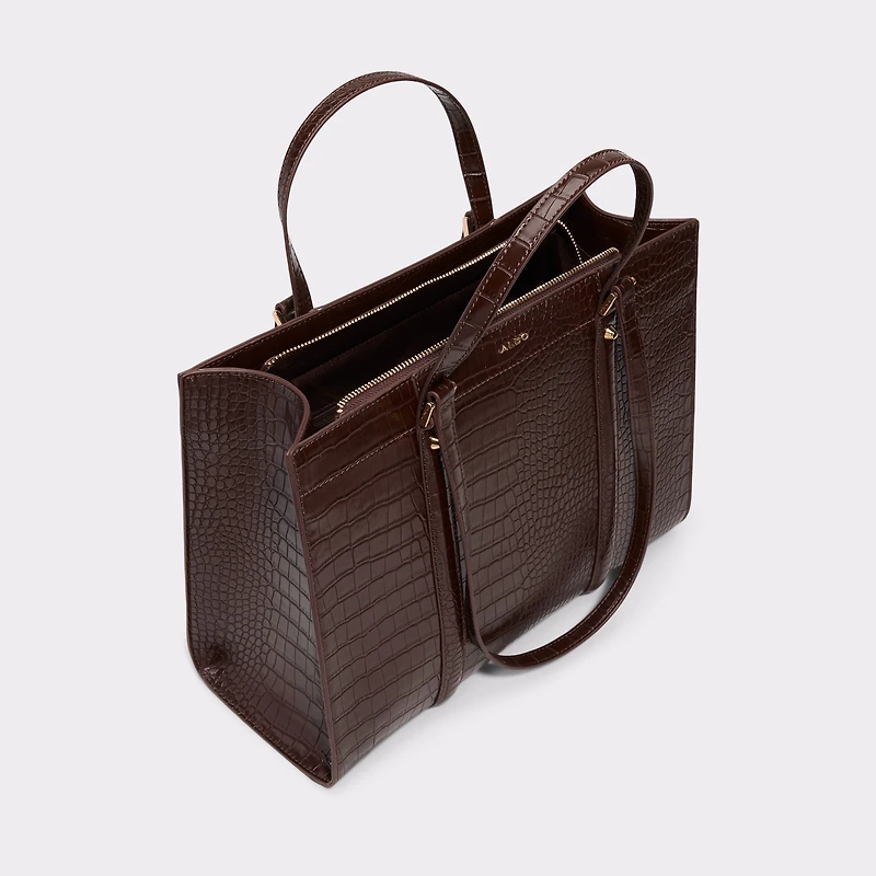 Ninetofivee Dark Brown Women's Tote & Satchel bags | ALDO Canada
