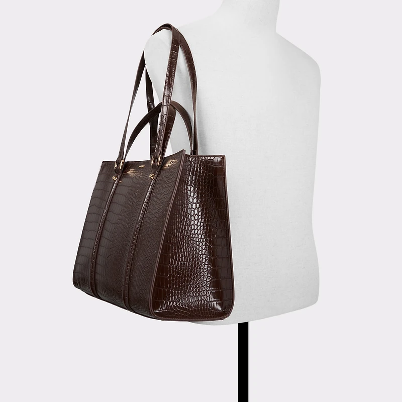 Ninetofivee Dark Brown Women's Tote & Satchel bags | ALDO Canada