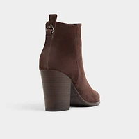 Noemia Marron Foncé Femmes Bottillons | ALDO Canada