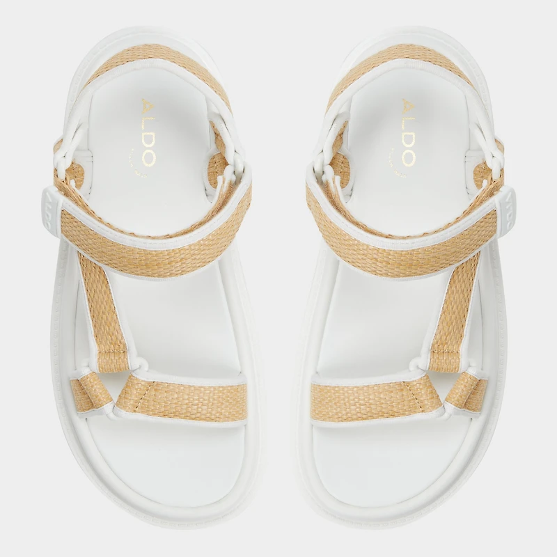 Oceana Naturel Femmes Sandales a assise plantaire | ALDO Canada