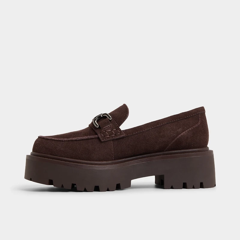 Oneameth Marron Foncé Femmes Mocassins et flâneurs | ALDO Canada