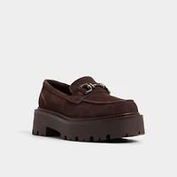 Oneameth Marron Foncé Femmes Mocassins et flâneurs | ALDO Canada