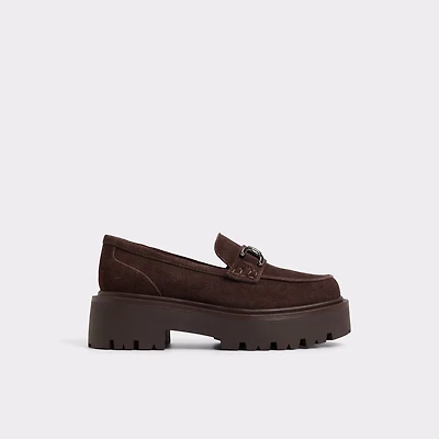 Oneameth Dark Brown Women's Loafers & Oxfords | ALDO Canada