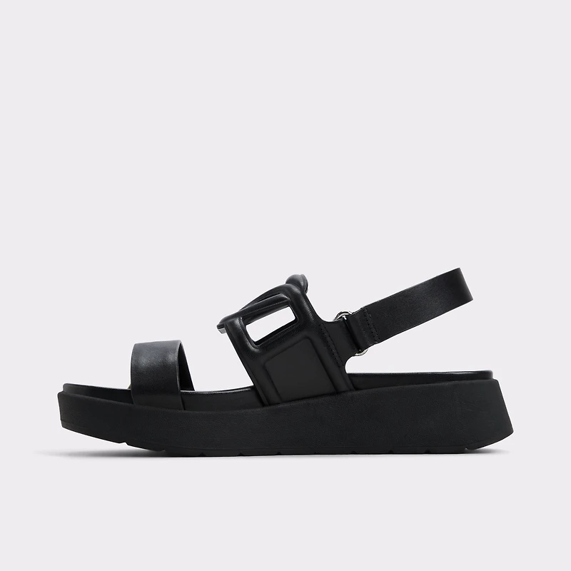 Onuvia Black Women's Footbed sandals | ALDO US