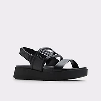 Onuvia Black Women's Footbed sandals | ALDO US