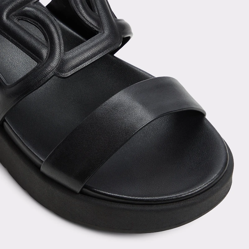 Onuvia Black Women's Footbed sandals | ALDO US
