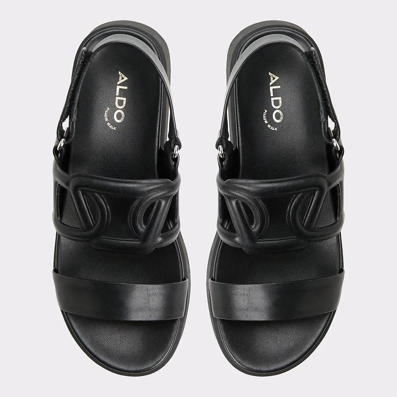 Onuvia Black Women's Footbed sandals | ALDO US