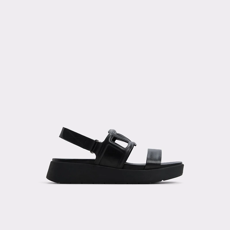 Onuvia Black Women's Footbed sandals | ALDO US