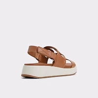 Onuvia Medium Brown Women's Footbed sandals | ALDO US