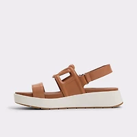 Onuvia Medium Brown Women's Footbed sandals | ALDO US