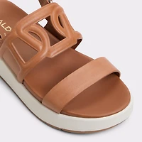 Onuvia Medium Brown Women's Footbed sandals | ALDO US