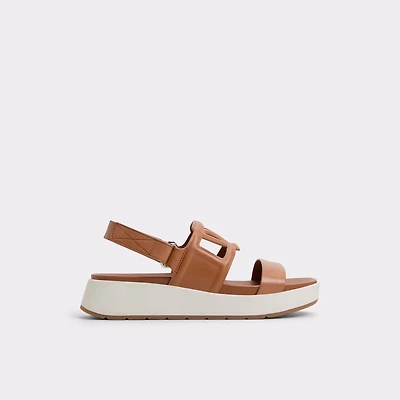 Onuvia Medium Brown Women's Footbed sandals | ALDO US