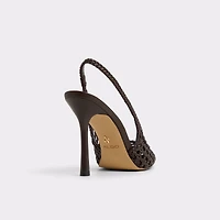 Petras Dark Brown Women's Slingbacks | ALDO US