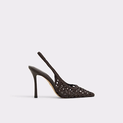 Petras Dark Brown Women's Slingbacks | ALDO US