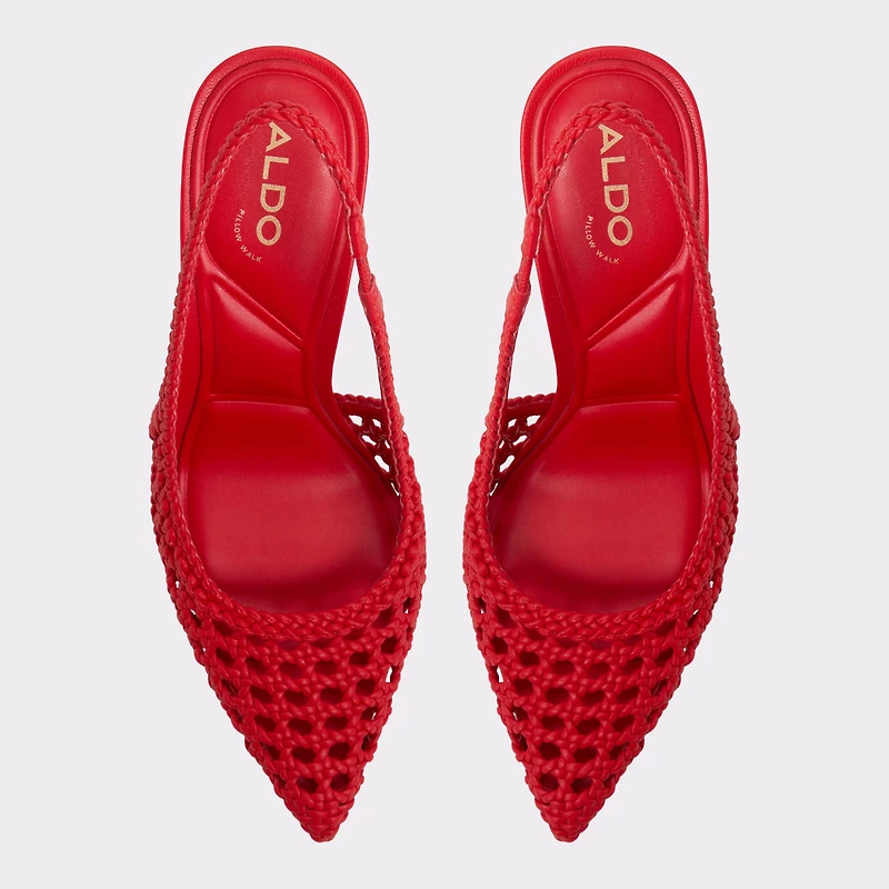 Petras Bright Red Women's Slingbacks | ALDO US