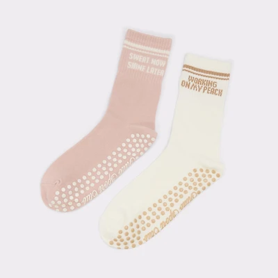 Pilatesclub Light Pink Women's Socks | ALDO Canada