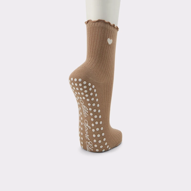Pilatesock Dark Beige Women's Socks | ALDO Canada