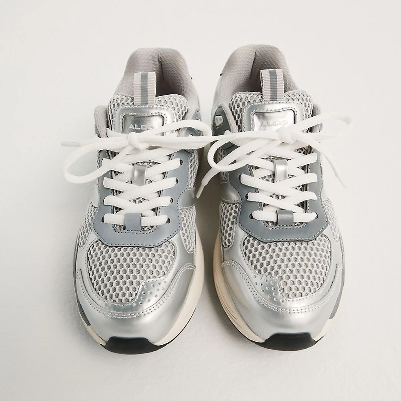 Pillowsnkr-l Silver Women's Low top sneakers | ALDO Canada