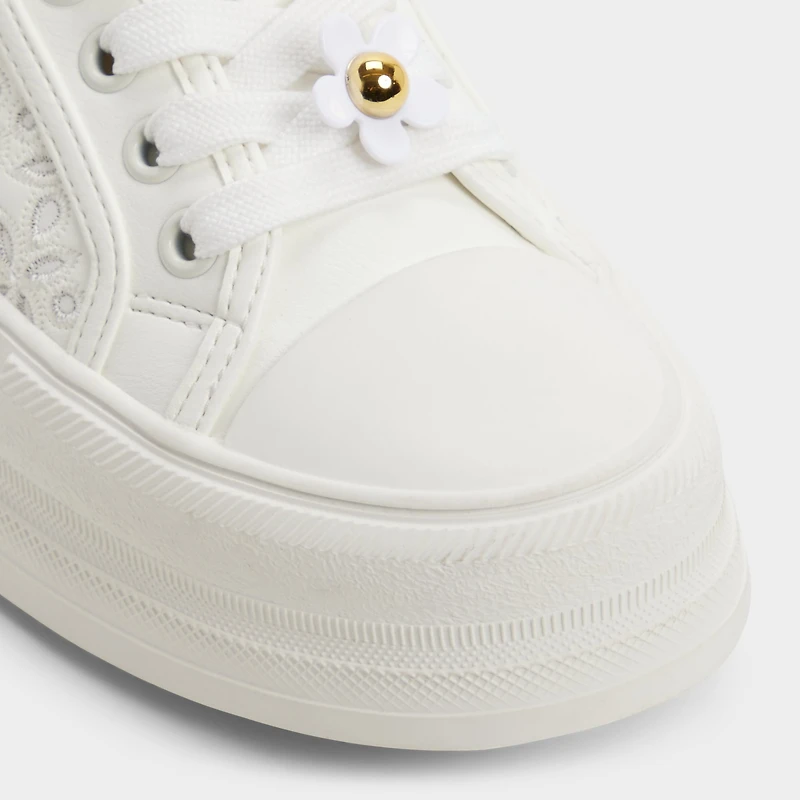 Rayes Blanc Ouvert Femmes Sneakers bas | ALDO Canada