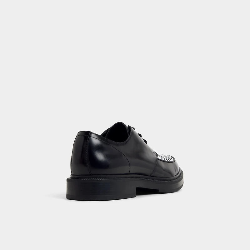Rocco Black/White Men's Oxfords & Lace-ups | ALDO Canada