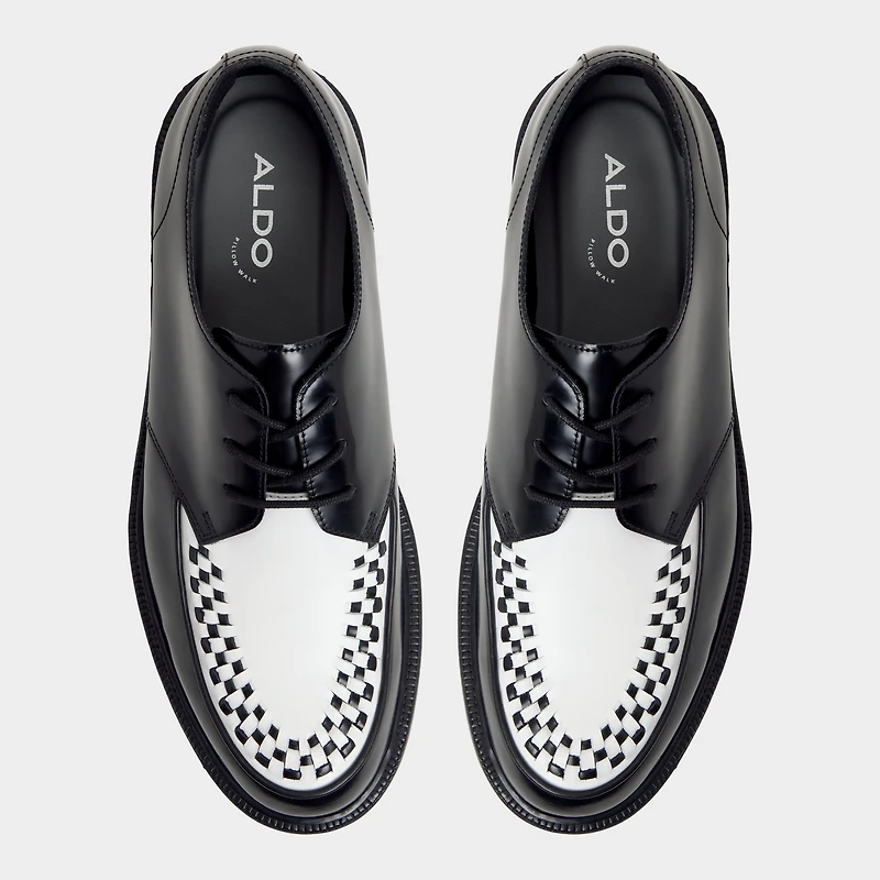 Rocco Black/White Men's Oxfords & Lace-ups | ALDO Canada