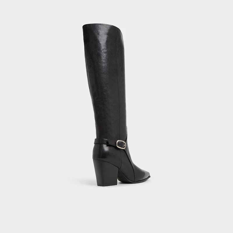 Saddle Black Women's Tall Boots | ALDO Canada