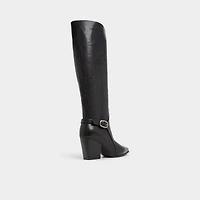 Saddle Black Women's Tall Boots | ALDO Canada