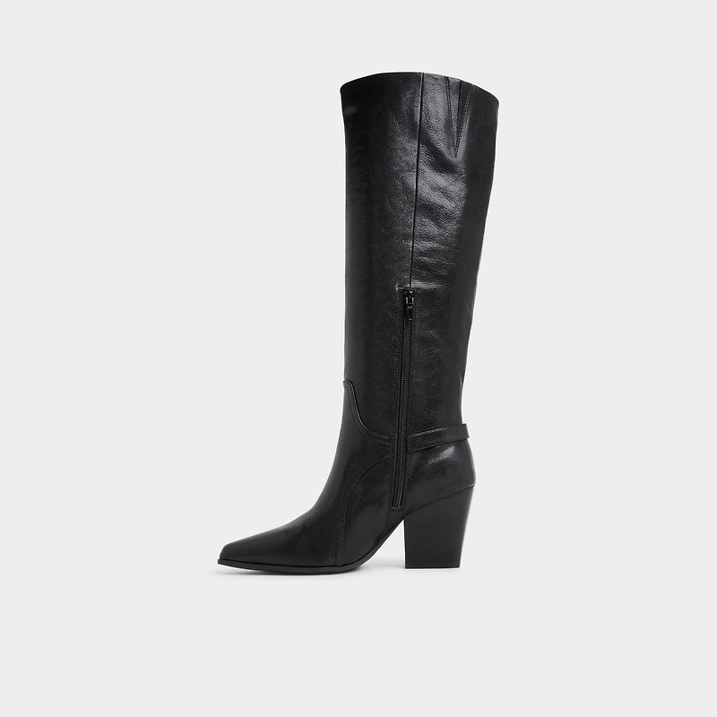 Saddle Black Women's Tall Boots | ALDO Canada