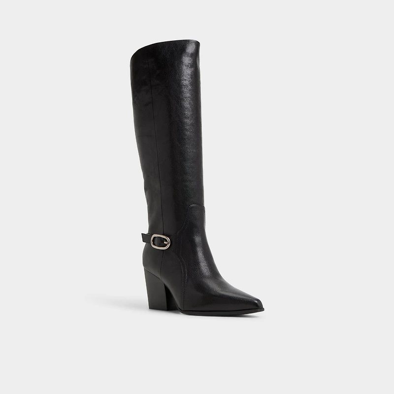 Saddle Black Women's Tall Boots | ALDO Canada