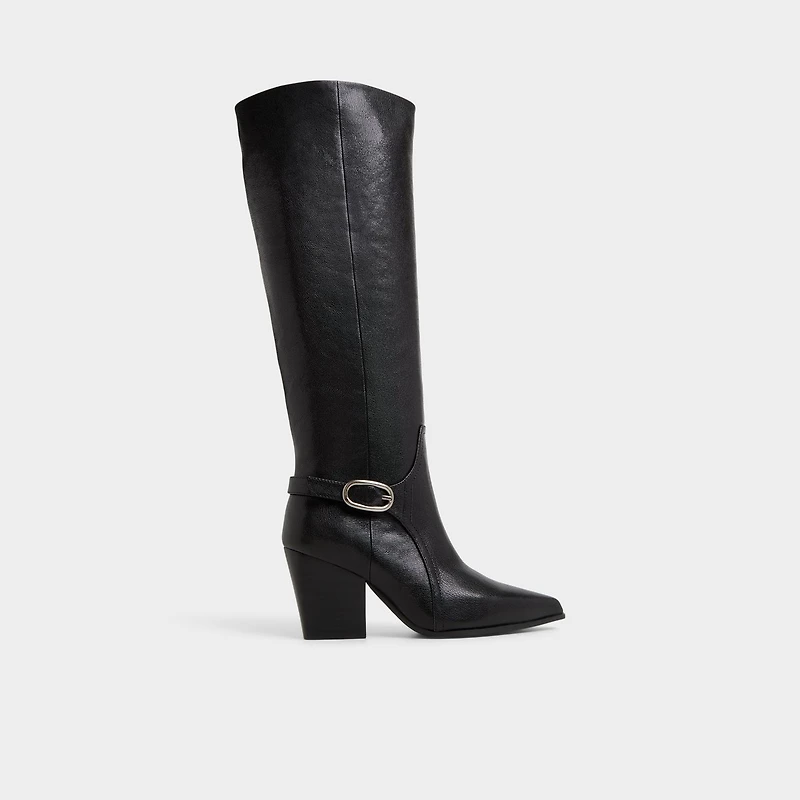 Saddle Black Women's Tall Boots | ALDO Canada