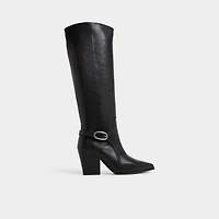 Saddle Black Women's Tall Boots | ALDO Canada