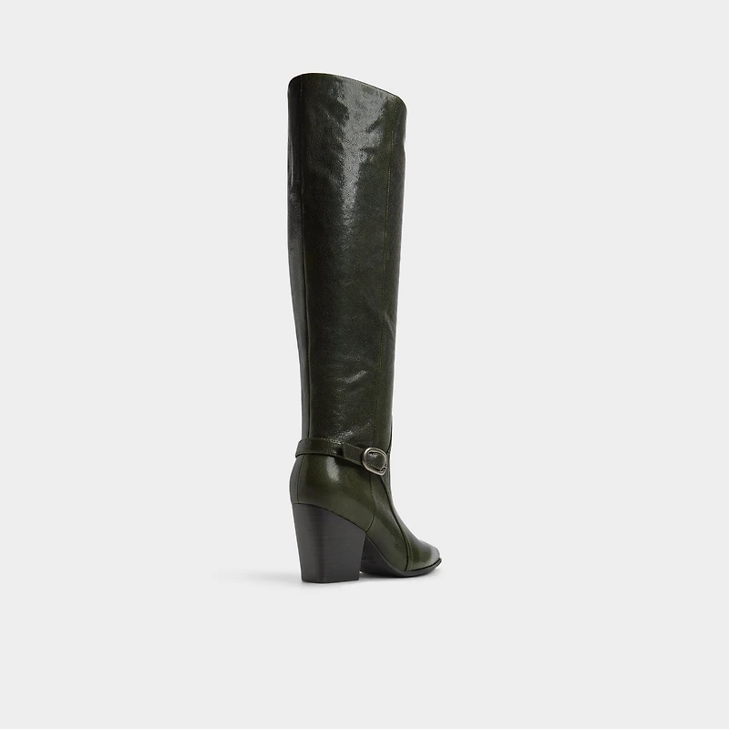 Saddle Dark Green Women's Tall Boots | ALDO Canada