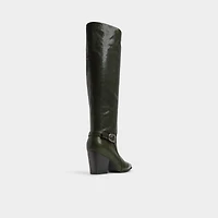 Saddle Dark Green Women's Tall Boots | ALDO Canada