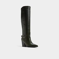 Saddle Dark Green Women's Tall Boots | ALDO Canada