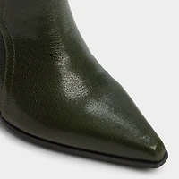 Saddle Dark Green Women's Tall Boots | ALDO Canada
